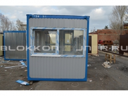 Блок-контейнер 4м, проходная, г.Ставрополь в Малых Дербетах